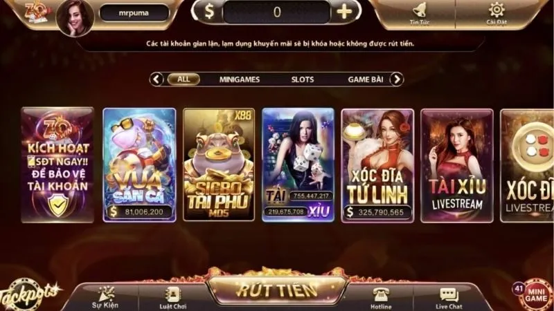 trang chu zowin 3 2 Khám phá sảnh game hấp dẫn thu hút nhiều cược thủ tại Zowin